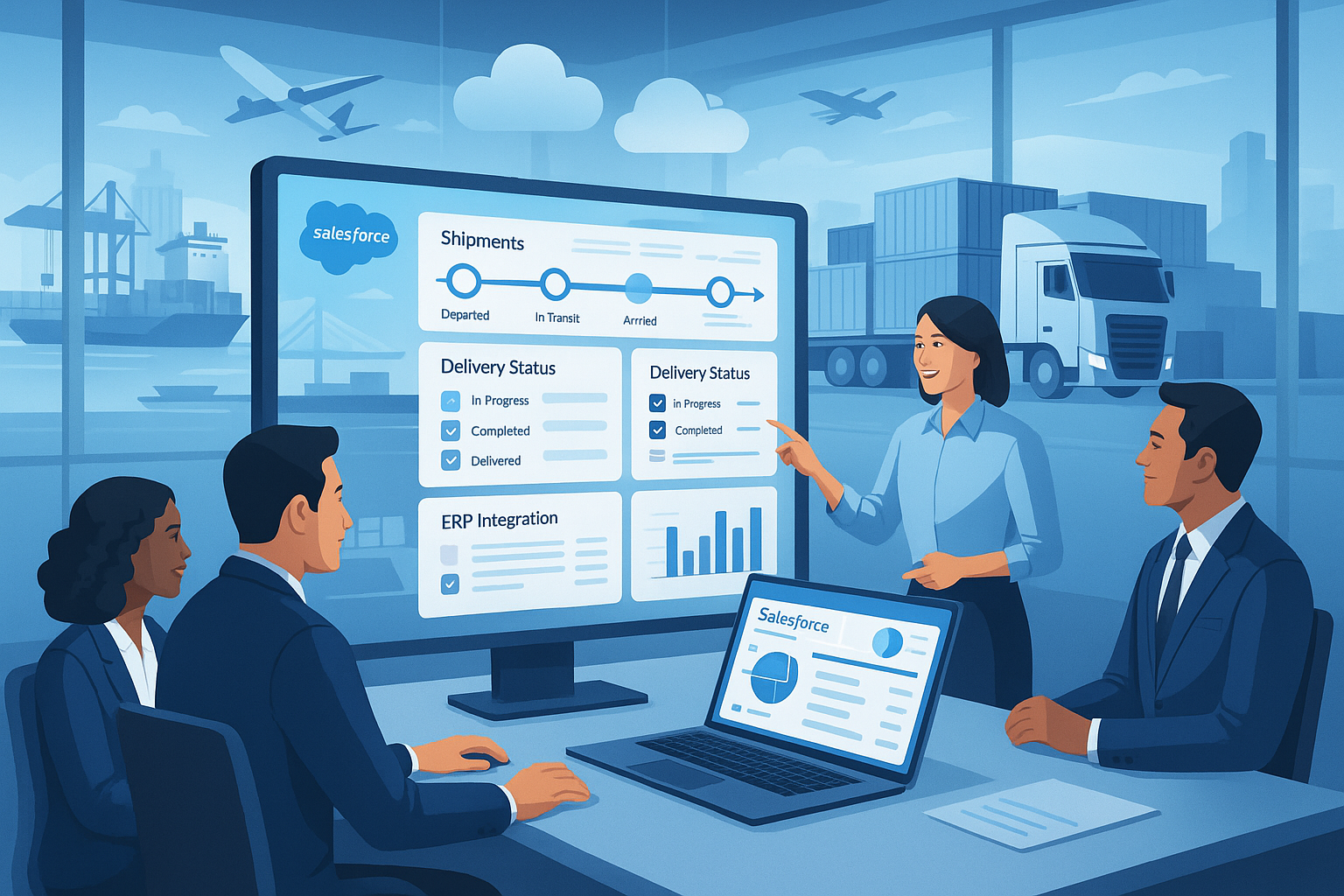 Driving Efficiency in Transportation & Logistics with Salesforce CRM