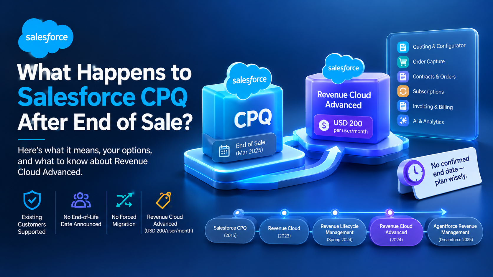 Salesforce CPQ End of Sale: Should You Migrate Yet?